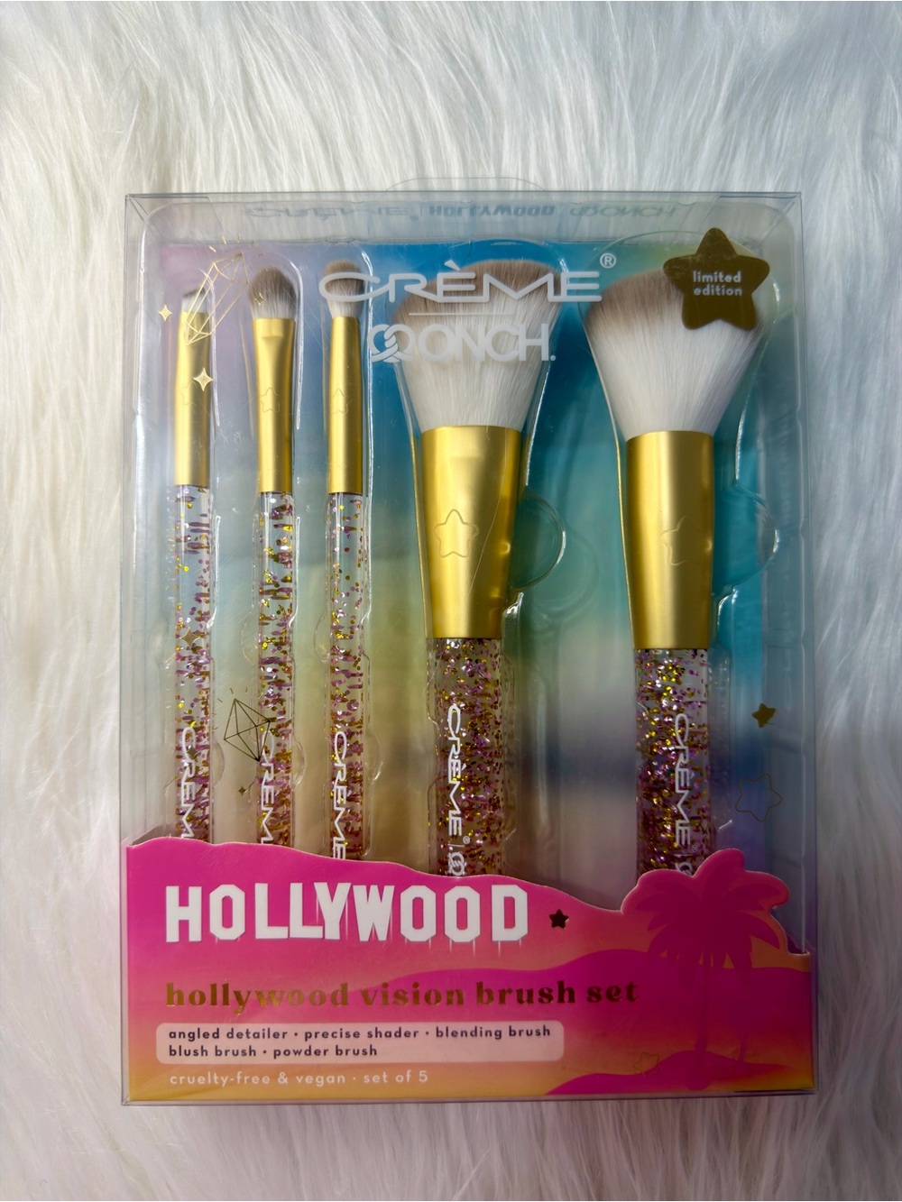 The Crème Shop x Onch Hollywood Makeup Brush Set | BNIB Limited Edition